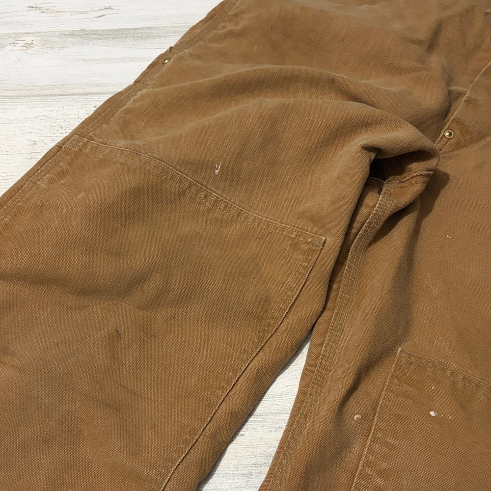 Carhartt Tan Work Overalls coveralls - Picture 10 of 12